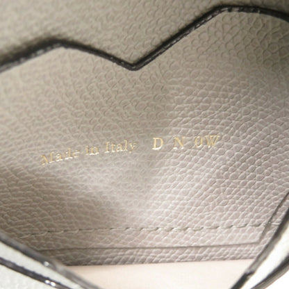 Like New Valextra Leather Grey Bi-Fold Wallet 0437Valextra