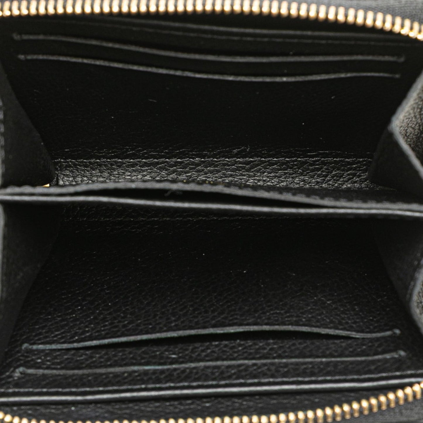 Louis Vuitton Monogram Empreinte Zippy Coin Purse M60574 Noir Black Leather