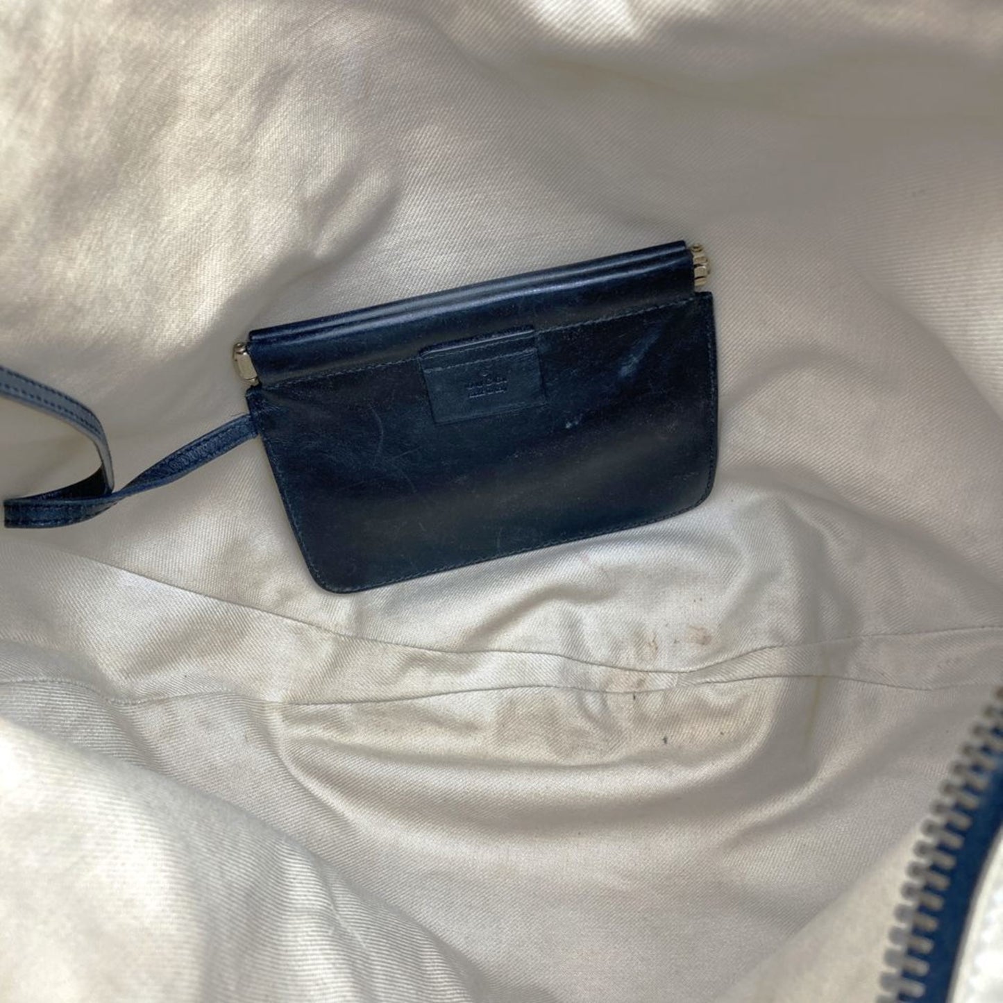 Gucci 95332 Shoulder Bag/Handbag In Beige/Black Canvas