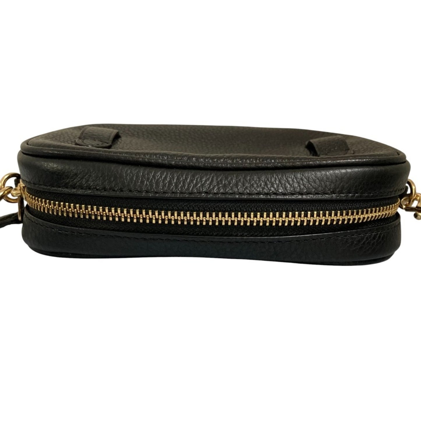 Coach Pebbled Leather Convertible Belt Bag/Shoulder Bag 75952 Black