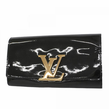 Louis Vuitton Vernis Portefeuille Louise Long Wallet M61316 Noir
