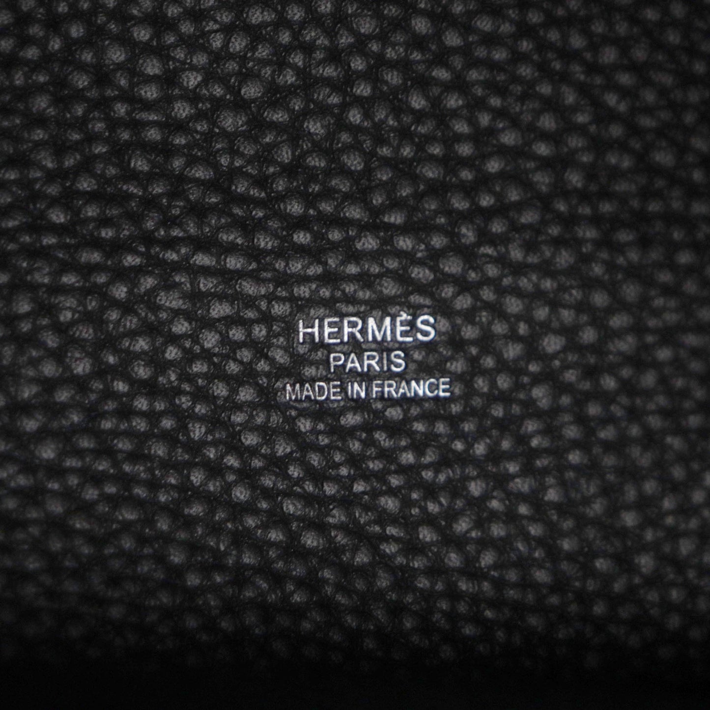 Hermes Pur Sangle Toile Militaire Taurillon Clemence Tote Bag