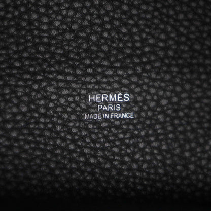 Hermes Pur Sangle Toile Militaire Taurillon Clemence Tote Bag