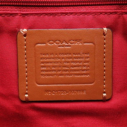 Coach 10769E Shoulder Bag In Denim And Leather