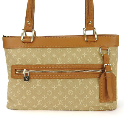 Louis Vuitton Tote Bag Lucille Pm M92684 Monogram Beige Canvas Leather
