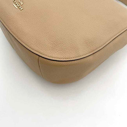 Coach 2-Way Bag Ec-23568 Beige 58036 Leather Crossbody For Women