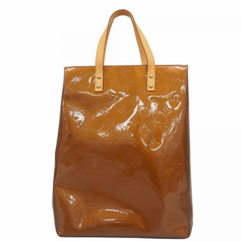 Louis Vuitton Vernis Reed Mm Tote Bag M91143 Bronze