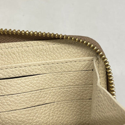 Louis Vuitton Monogram Empreinte Two-Tone Zippy Wallet M80116 Crme Bois De Rose