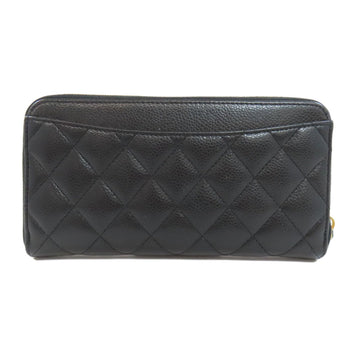 Chanel Matelasse Coco Mark Long Wallet Grained Calfskin