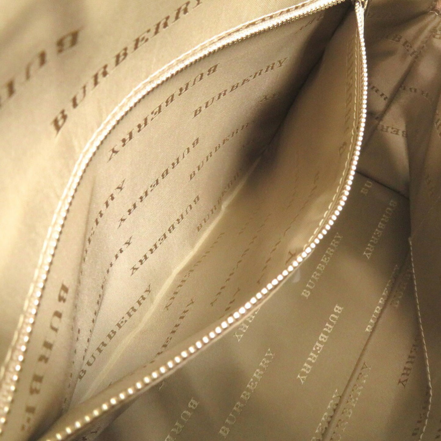 Burberry Handbag Canvas Beige 1791Burberry