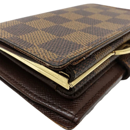 Louis Vuitton Louis Vuitton Damier Bi-Fold Wallet N61664 Portemonnay Viennois Ebene 180979