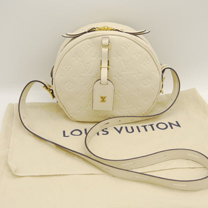 Louis Vuitton Poite Chapeau Souple Monogram Empreinte Creme Shoulder Bag M45276