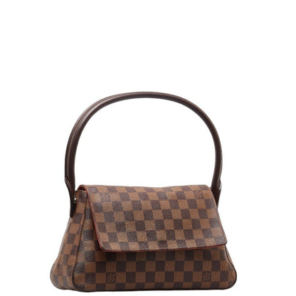 Louis Vuitton Damier Looping Special Order Handbag Shoulder Bag N51148 Brown Pvc Leather