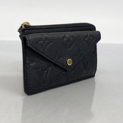 Louis Vuitton Monogram Empreinte Porte Carte Recto Verso Wallet/Coin Case M69421 Noir