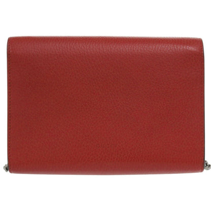 Gucci Dionysus Chain Wallet 401231 Leather Red Shoulder Bag 0828Gucci