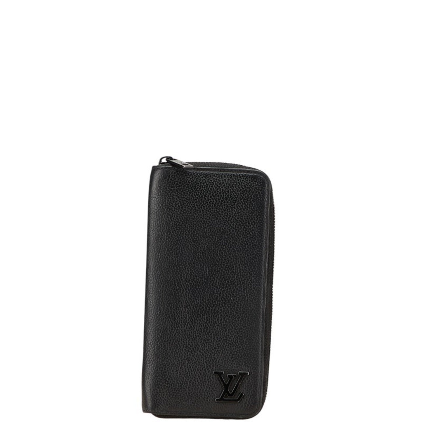 Louis Vuitton Aerogram Zippy Wallet Vertical Round Zipper Long M81743 Noir Black Leather
