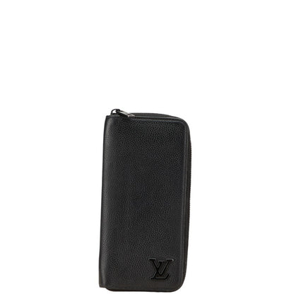 Louis Vuitton Aerogram Zippy Wallet Vertical Round Zipper Long M81743 Noir Black Leather