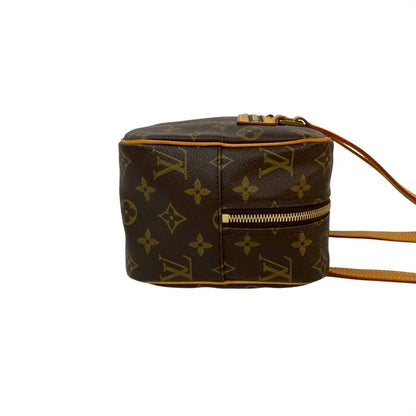 Louis Vuitton Cite Mm Monogram Leather Semi-Shoulder Bag/Tote Bag/Handbag Brown 39131