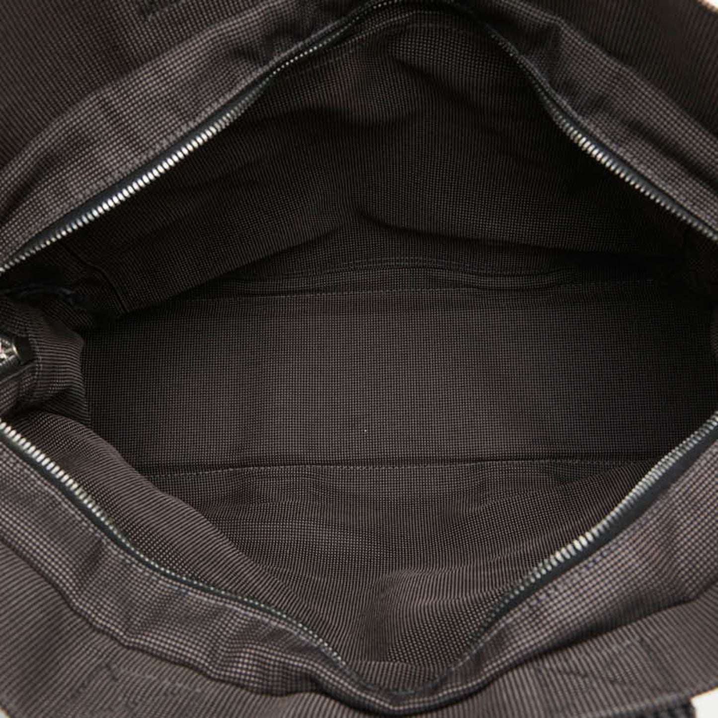 Hermes Air Line Mm Tote Bag Gray Canvas