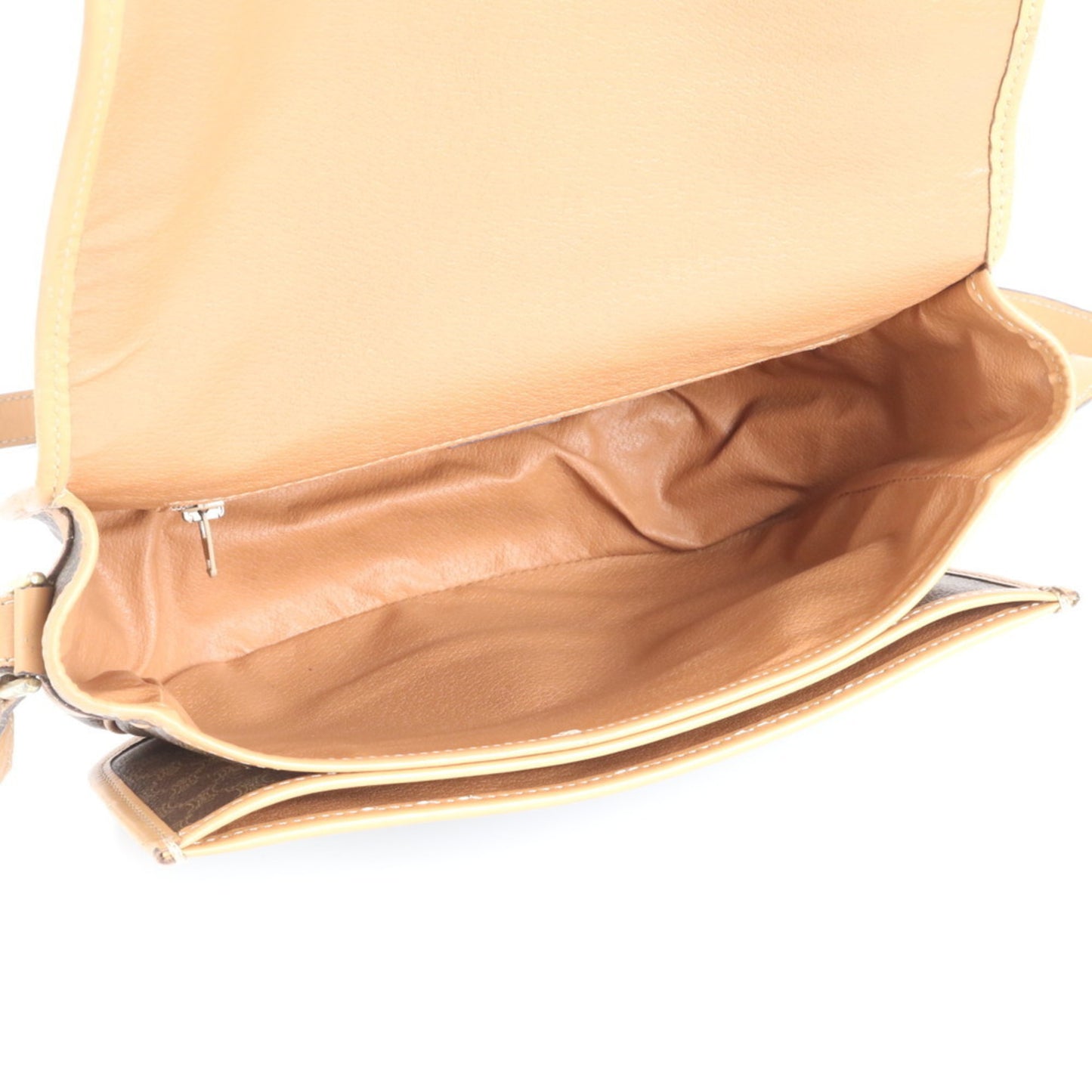 Celine Macadam Leather Shoulder Bag