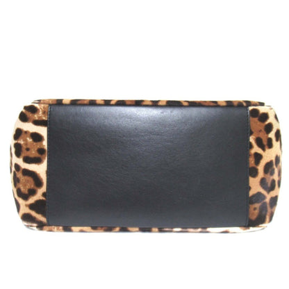 Dolce & Gabbana Leopard Print Pony Tote Bag