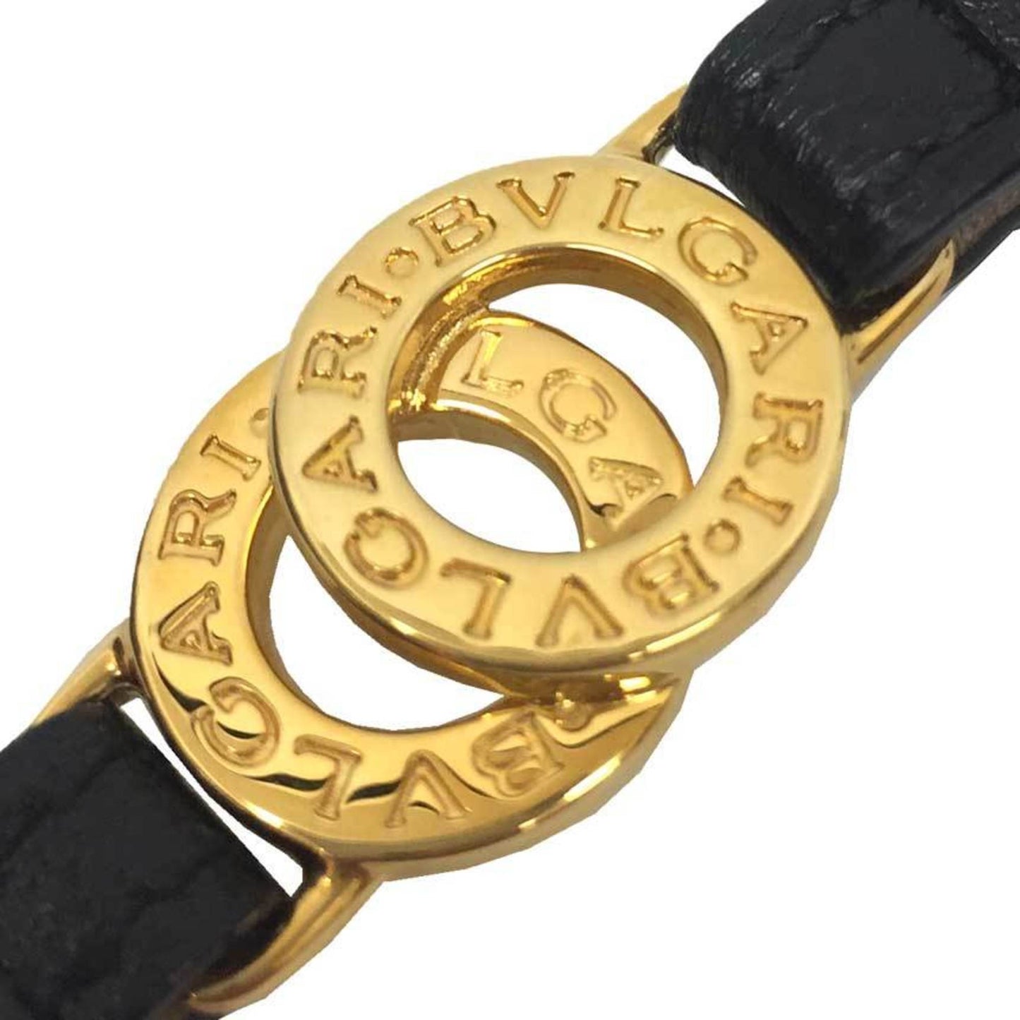 Bvlgari Doppiotondo Key Ring Holder 25435 Keyholder
