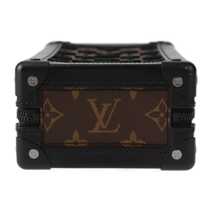 Louis Vuitton Vertical Soft Trunk Monogram Tuftage Shoulder Bag M45044 Leather Brown Black Pochette
