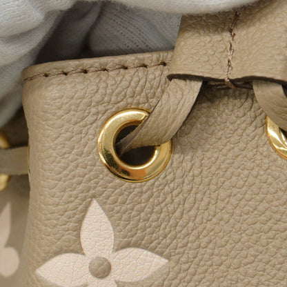 Louis Vuitton Monogram Empreinte Two-Tone Nano Noe Shoulder Bag M46291 Tourterelle Creme