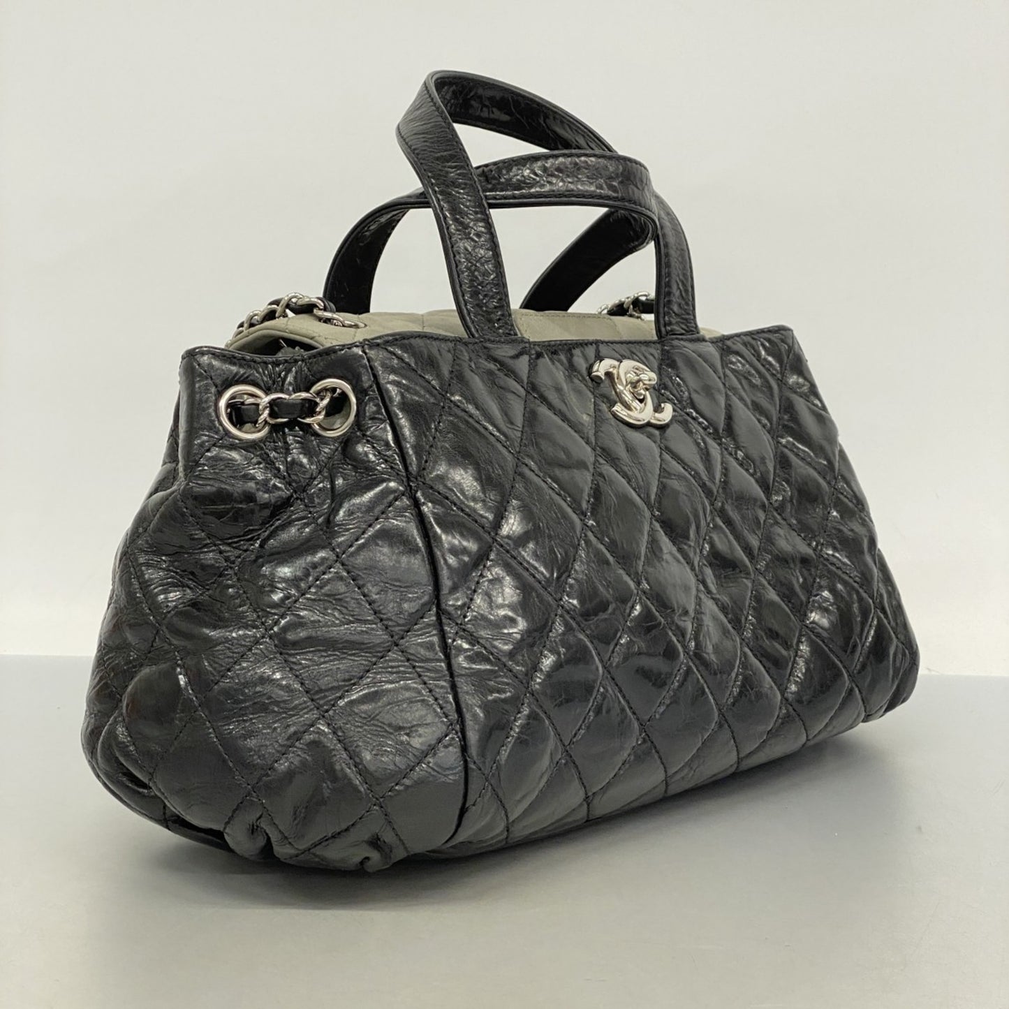 Chanel Matelasse Handbag With Chain Shoulder Strap