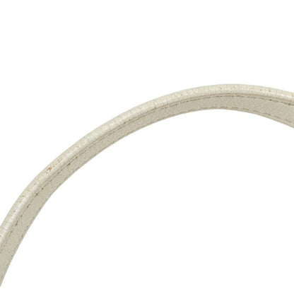 Salvatore Ferragamo Gancini Bag Pochette Au-21 4315 White Leather