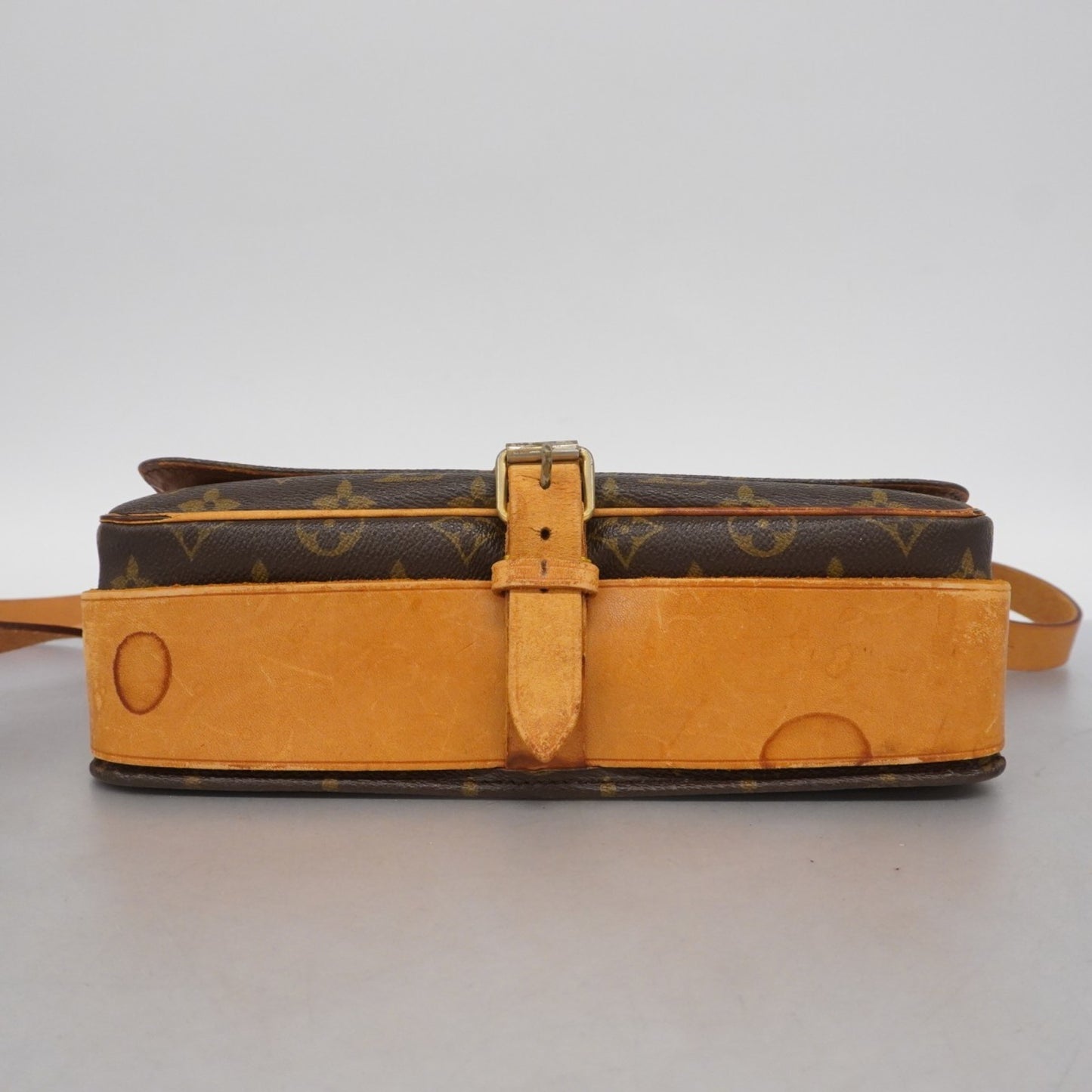 Louis Vuitton Monogram Cartouchiere Gm Shoulder Bag M51252 Brown