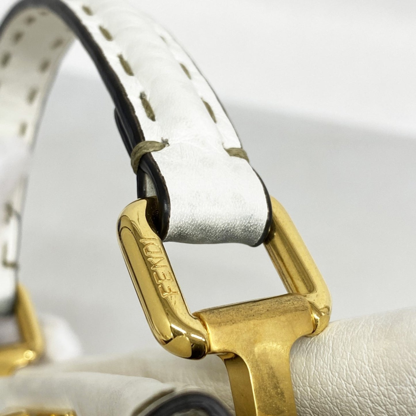 Fendi Selleria Peekaboo Leather Handbag