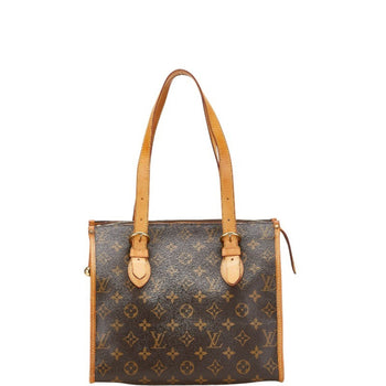 Louis Vuitton Monogram Popincourt Handbag M40007 Brown Leather
