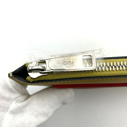 Fendi 7No078 Clutch Bag Think Yellow