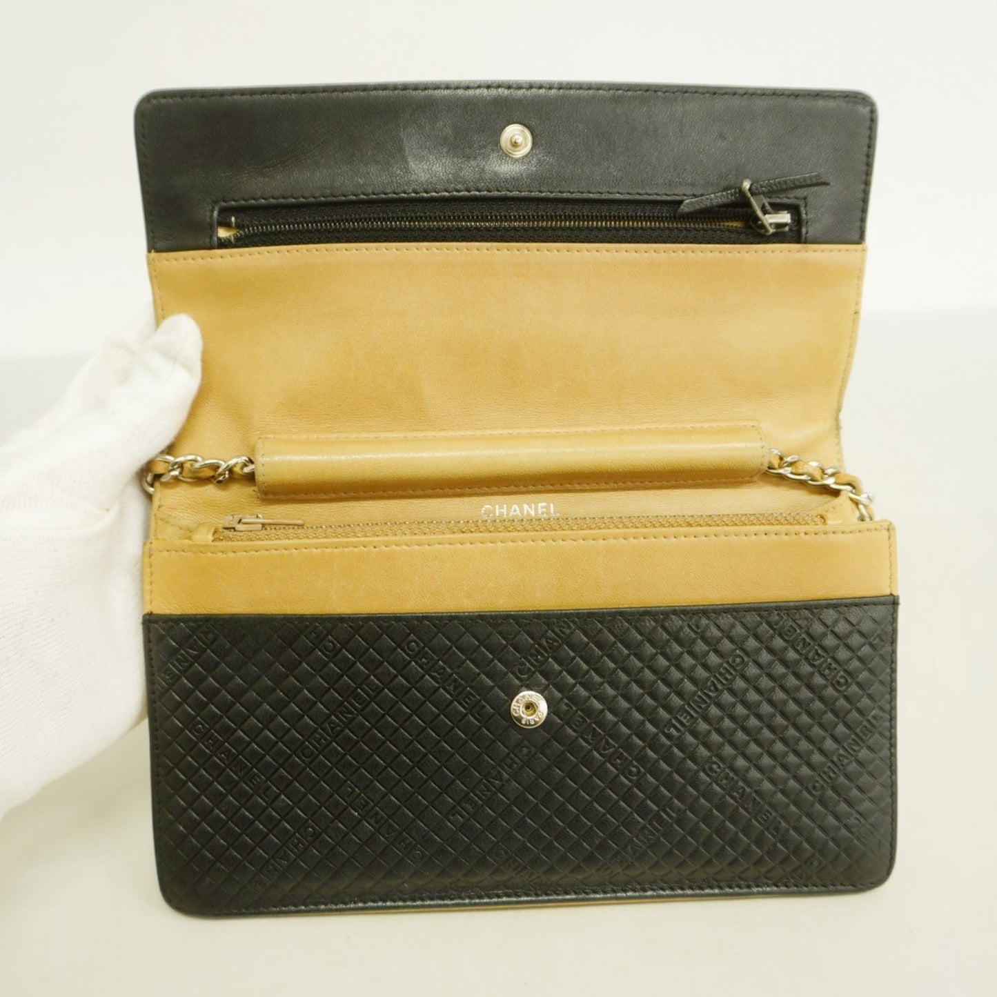 Leather Chanel Chain/ Shoulder Wallet