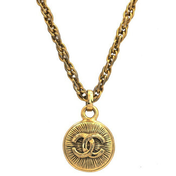 Chanel Necklace Gold A0495673 Coco Mark Gp Chanel Chain