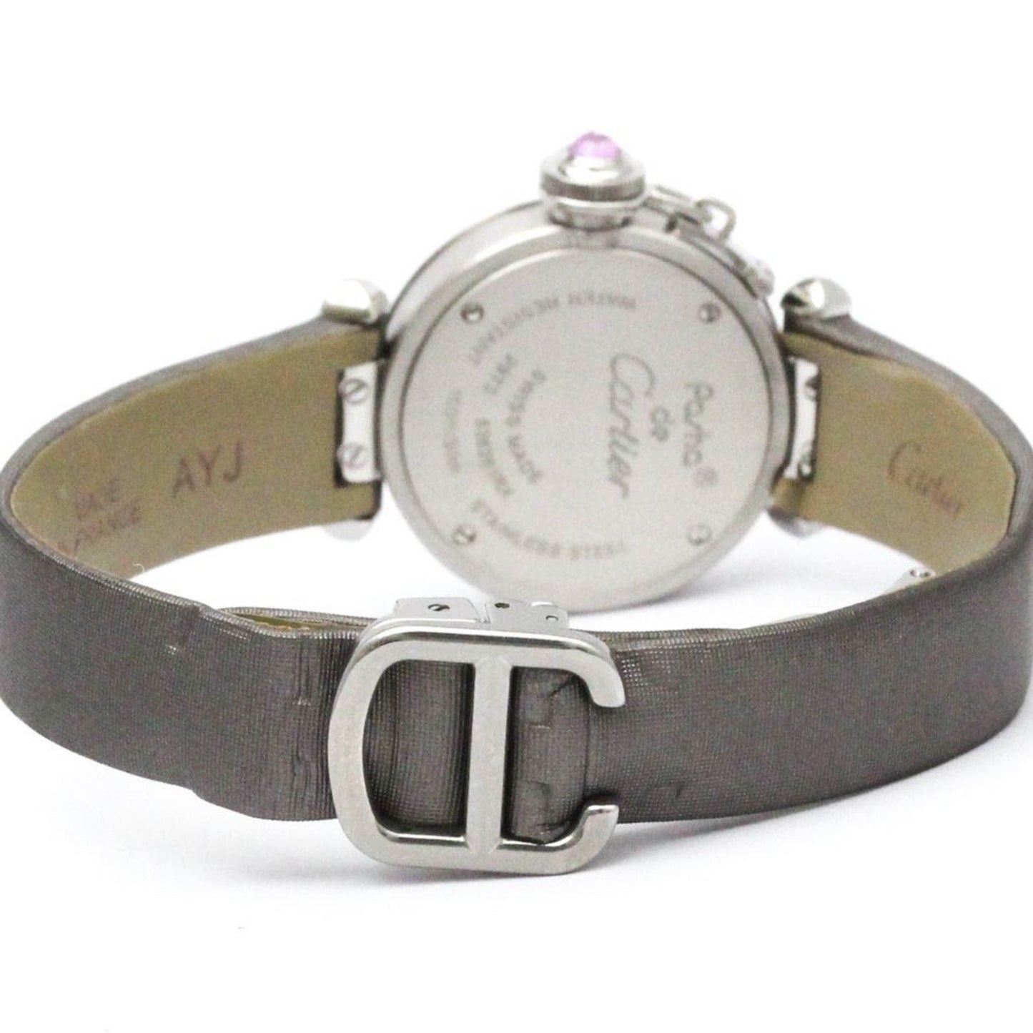 Cartier Miss Pasha Steel Leather Quartz