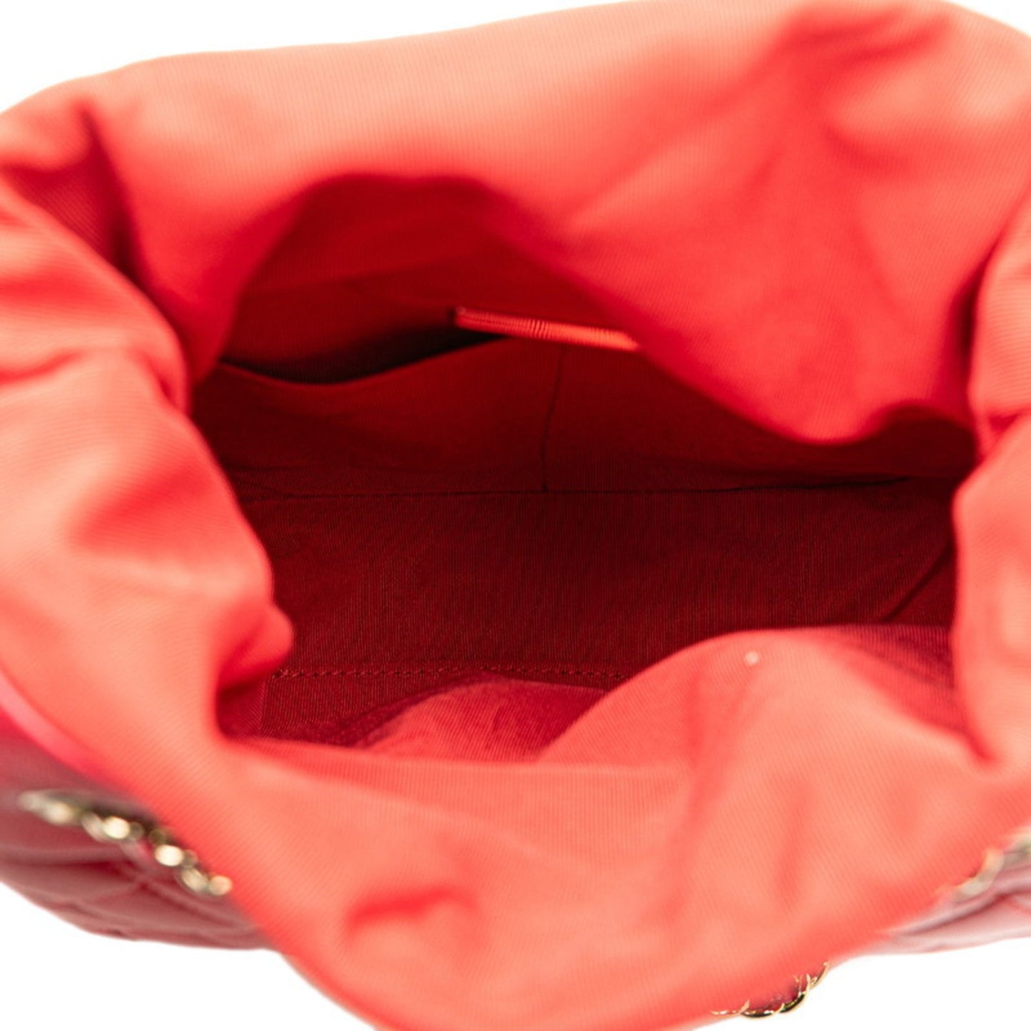 Chanel Coco Mark Matelasse Backpack A94417 Red Lambskin