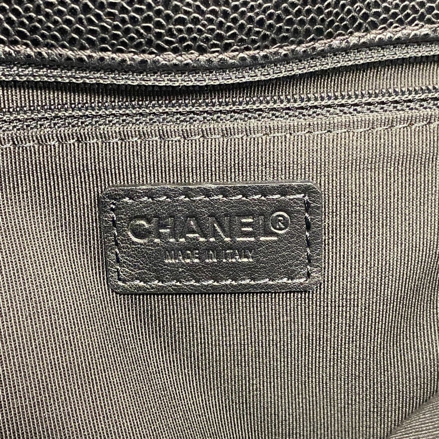 Chanel Caviar Skin Tote Bag