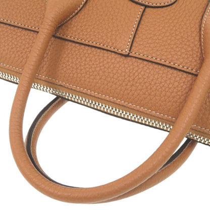 Like New Tod'S Di Small Leather Brown 2-Way Handbag/Shoulder Bag 0536 Tod'S