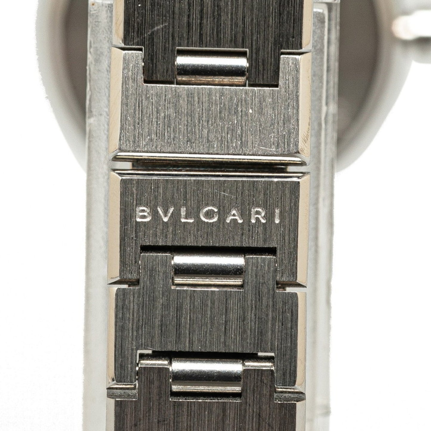 Bvlgari Watch Bb23Ss Quartz Black Dial Stainless Steel