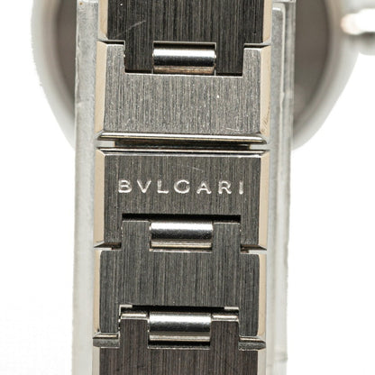 Bvlgari Watch Bb23Ss Quartz Black Dial Stainless Steel