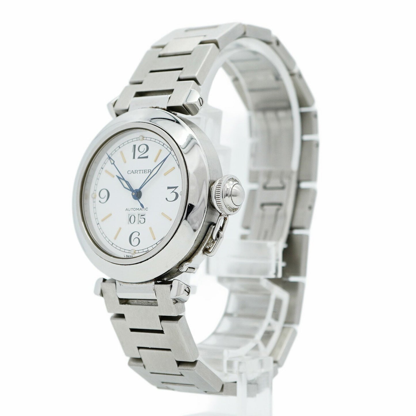 Cartier Pasha C W31044M7 White Dial