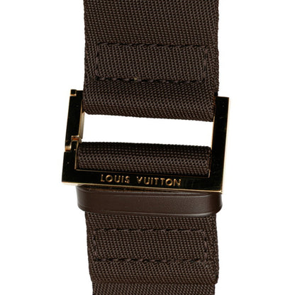 Louis Vuitton Damier Geronimos Body Bag Waist N51994 Brown Pvc Leather
