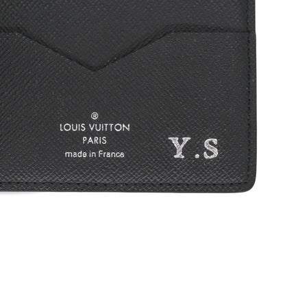 Louis Vuitton Monogram Eclipse Portefeuille Pans M62480 Compact Wallet In Black