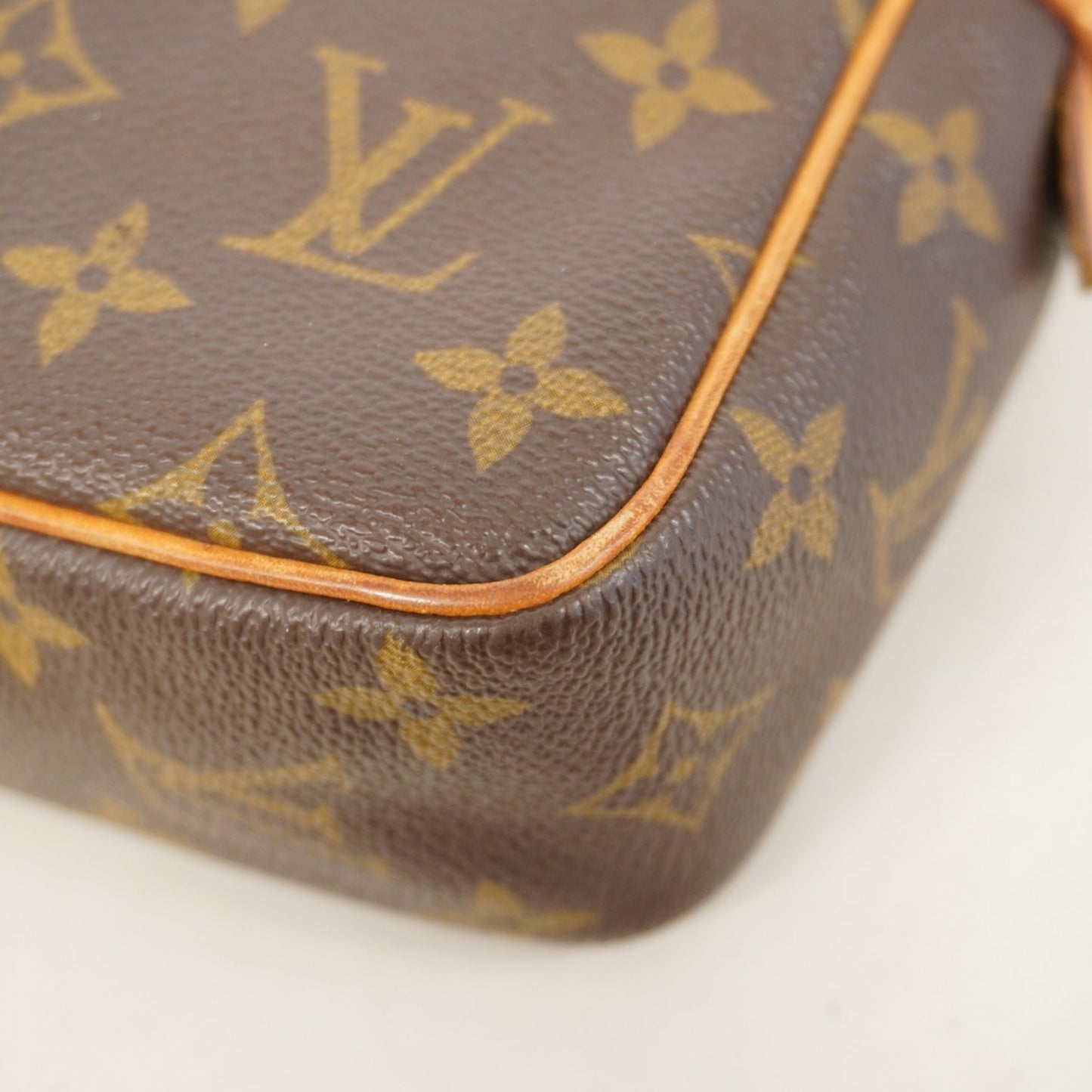 Louis Vuitton Monogram Compigne 23 Clutch Bag M51847 Brown
