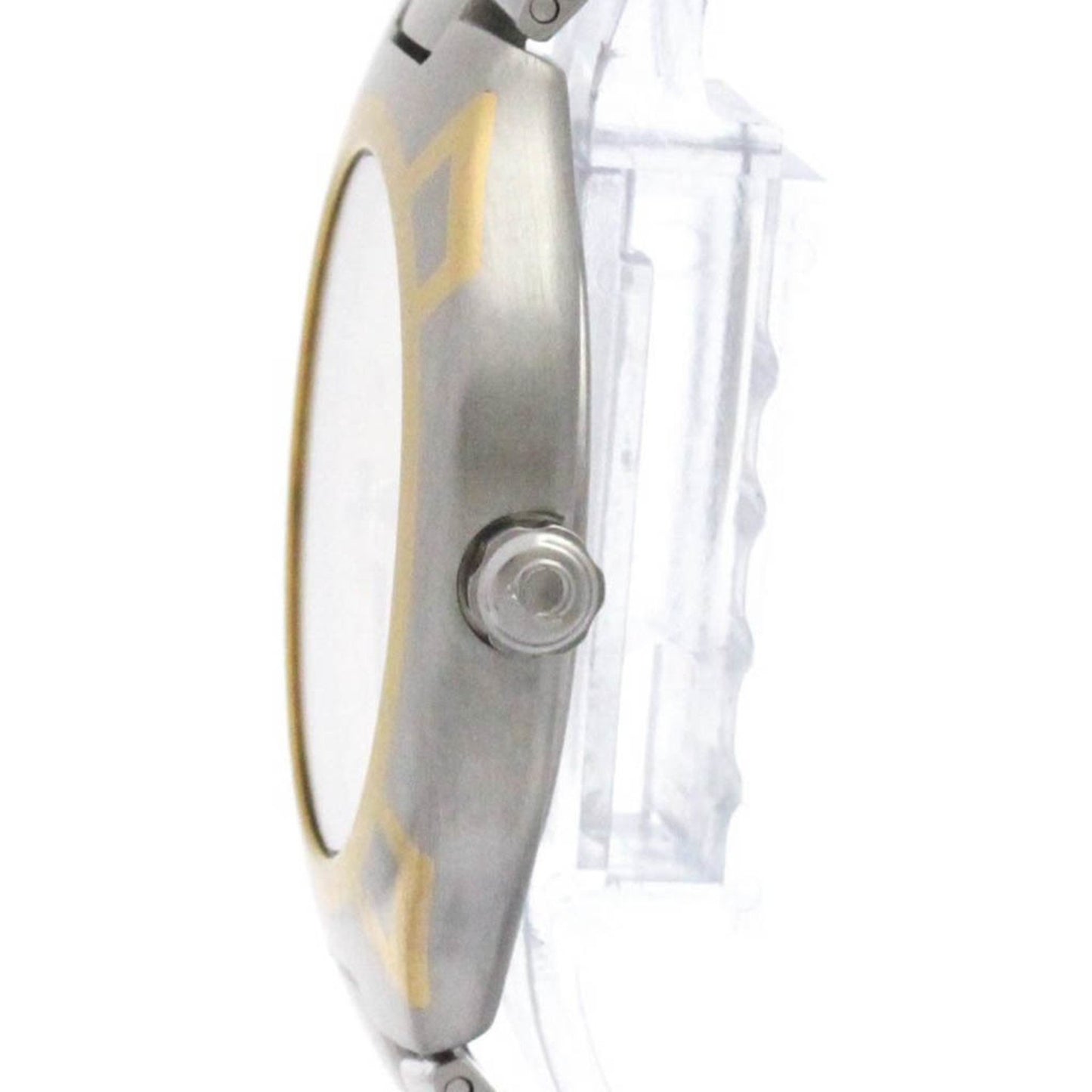 Omega Seamaster Polaris Day Date 18K Gold Steel Watch 396.1022 Polished