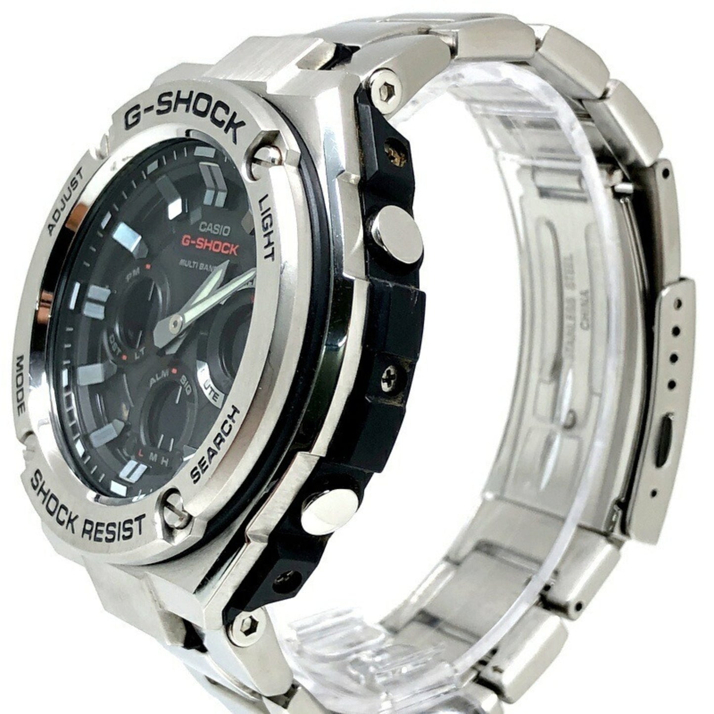 G-Shock Casio Gst-W110D-1A G-Steel Watch With Radio-Controlled Solar-Powered Movement