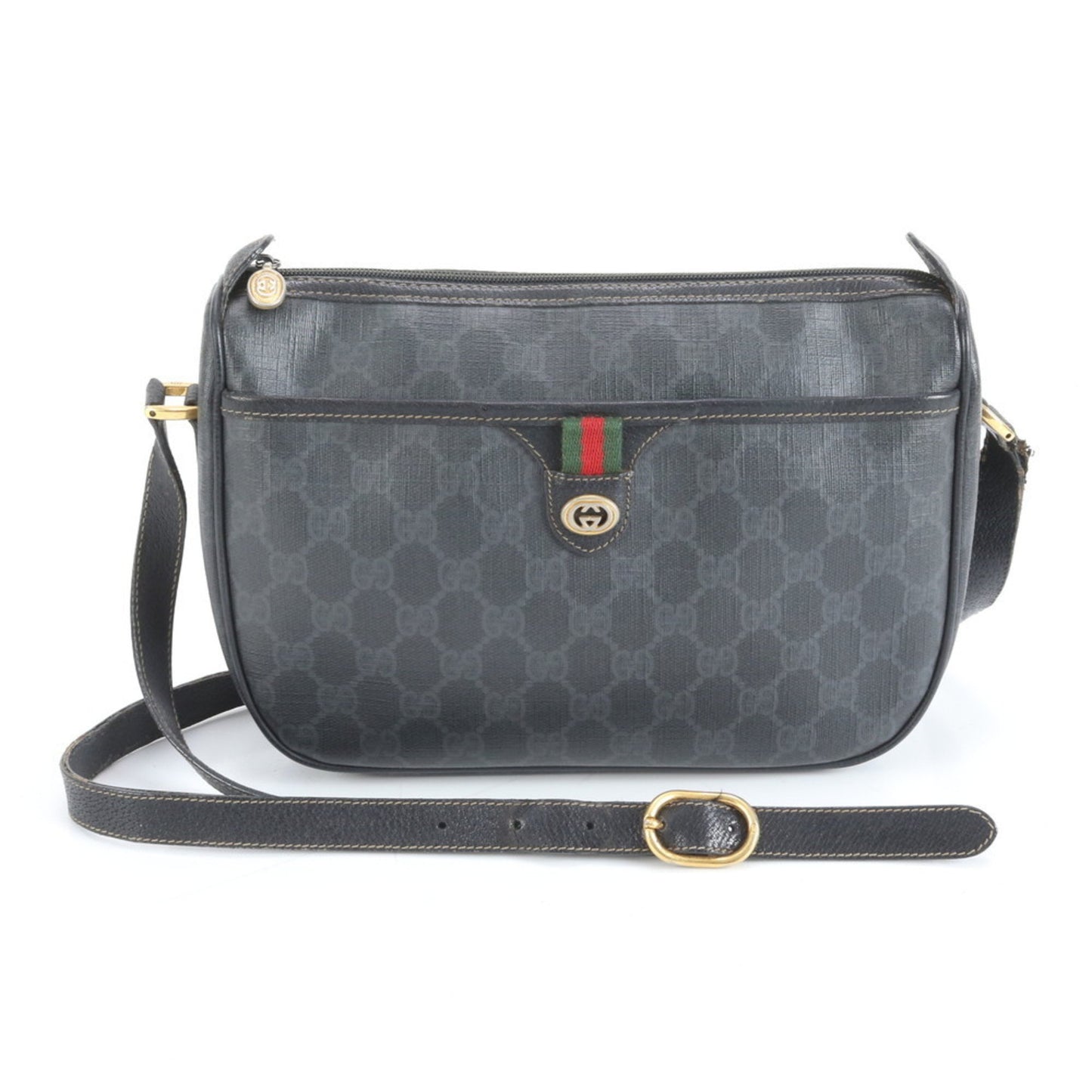 Gucci Old Gg Supreme Leather Shoulder Bag/Crossbody 89 02 077