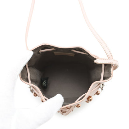 Fendi Mon Tresor Mini Shoulder Bag In Leather
